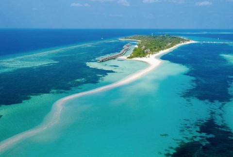 Überblick über die Insel von oben