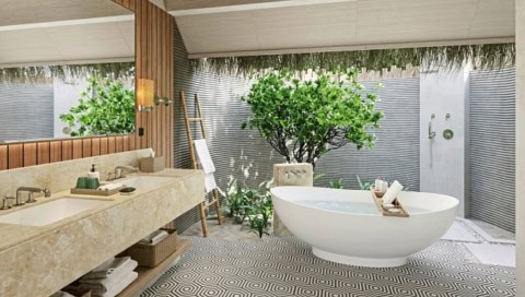 offenes Badezimmer